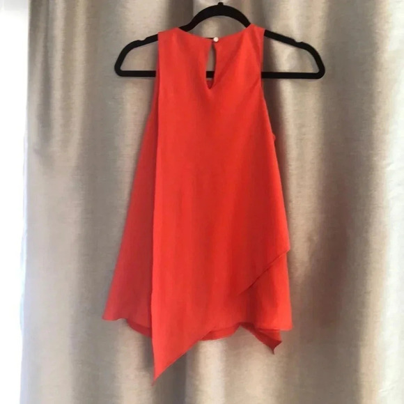 Orange layered asymmetrical tank - Picture 4 of 7